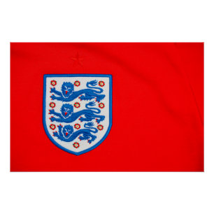 Poster Angleterre Trois Lions Chemise Badge