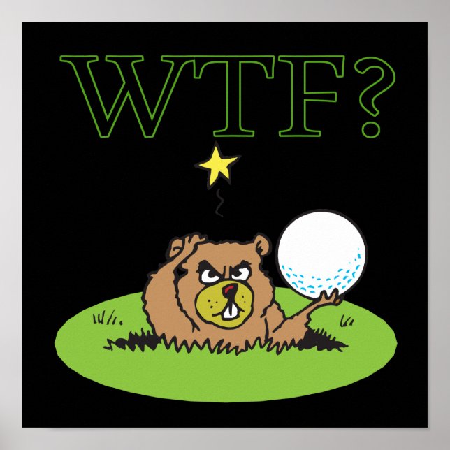 Poster Angry Gopher (Devant)