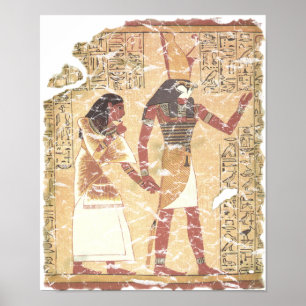 Poster Ani et livre de Horus des morts