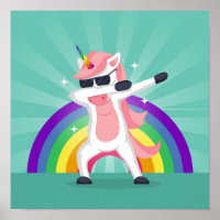 Poster animal dansant drôle