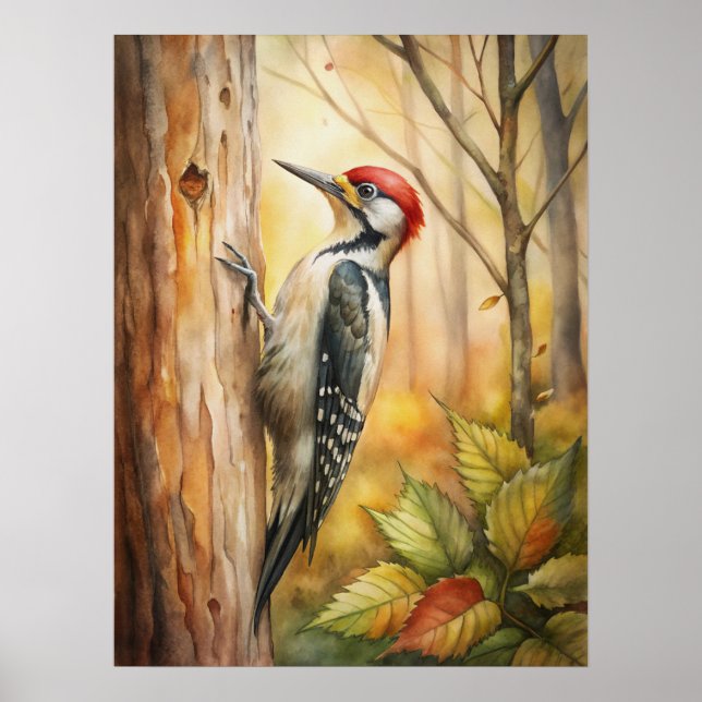 Poster animal d'automne (Devant)