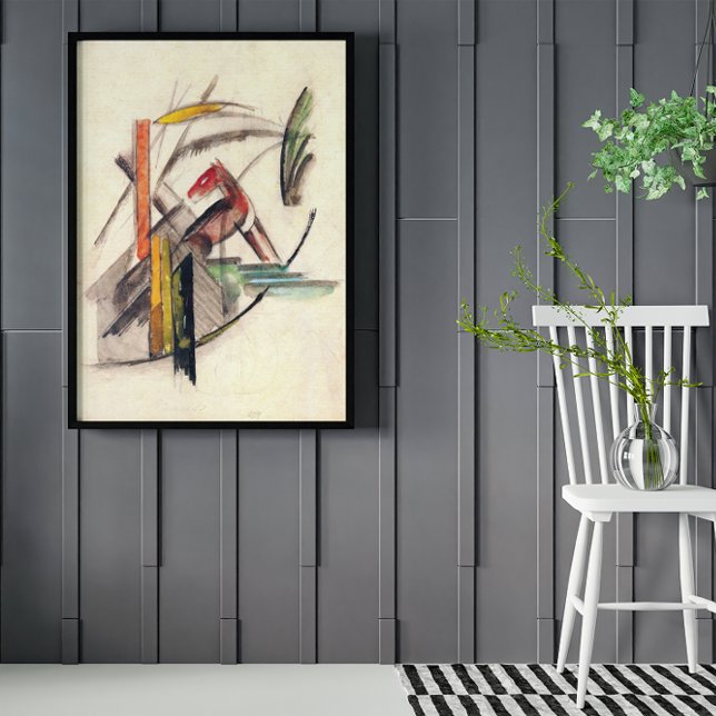 Poster Animal de Franz Marc, Art de l'expressionnisme Vin (Créateur téléchargé)