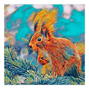 Poster AnimalMix_Squirrel_001_by_JAMColors