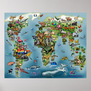 Poster Animaux