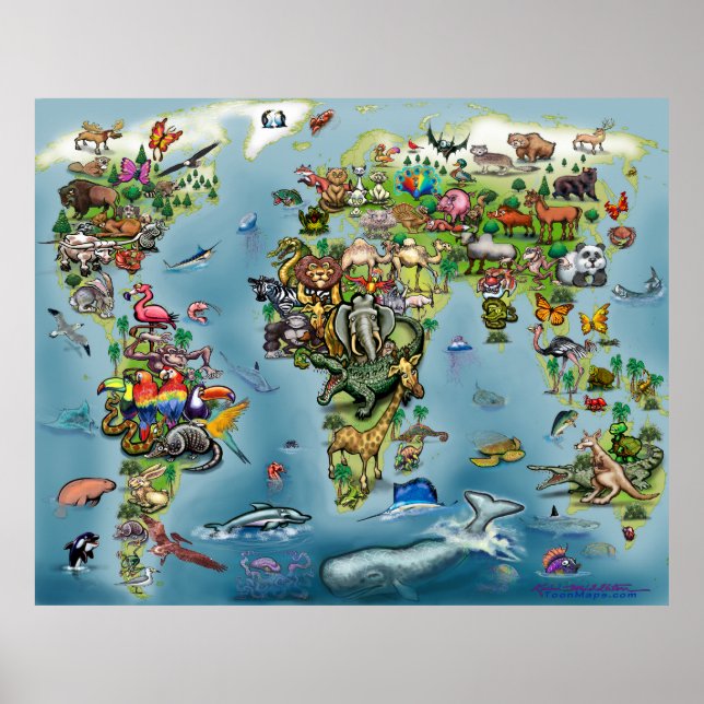 Poster Animaux (Devant)