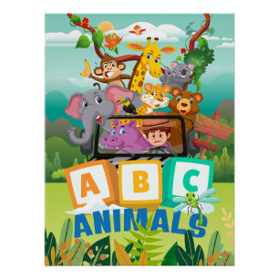 Poster Animaux ABC
