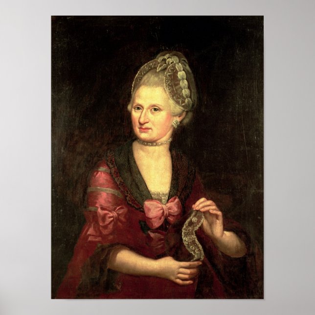Poster Anna Maria Mozart, née Pertl (Devant)