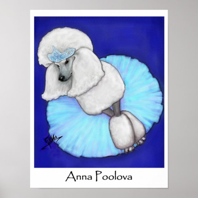 Poster Anna Poolova Poodle (Devant)