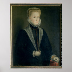 Poster Anne d'Autriche, reine d'Espagne