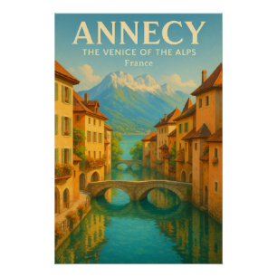 POSTER ANNECY — VENISE DES ALPES