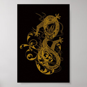 Poster Année chinoise du dragon 2012