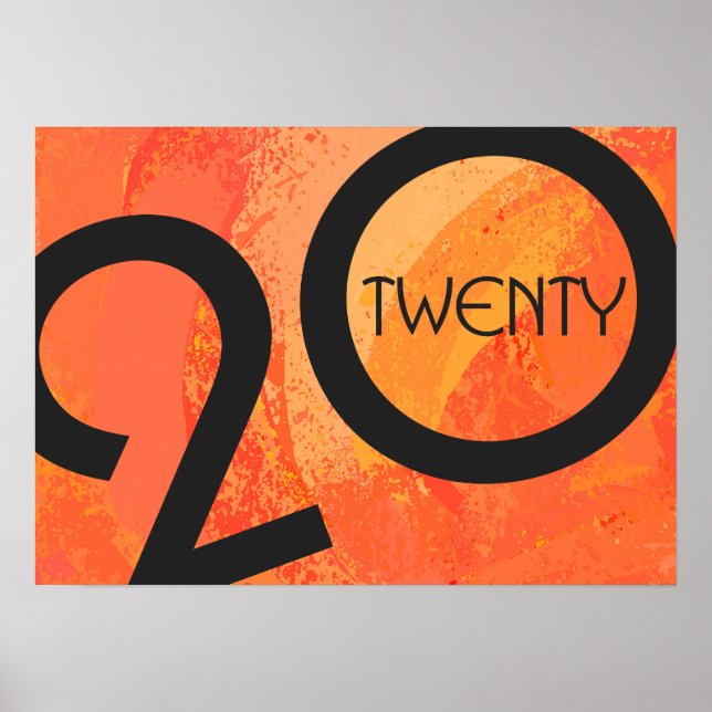 Poster Anniversaire de la décennie orange (Devant)