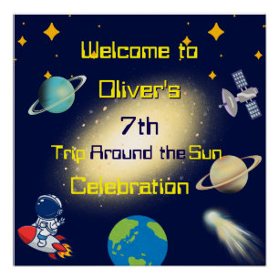 Poster Anniversaire de l'espace extra-atmosphérique - ast