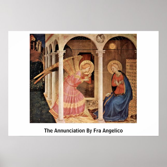 Poster Annonciation De Fra Angelico (Devant)