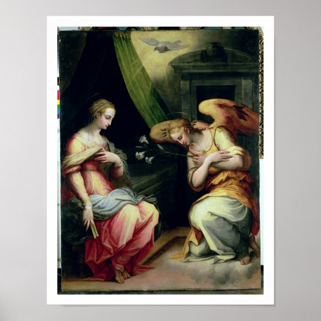 Poster Annonciation (huile sur panneau) 3 (Devant)