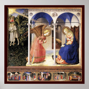 Poster ANNUNCIATION by Fra Angelico