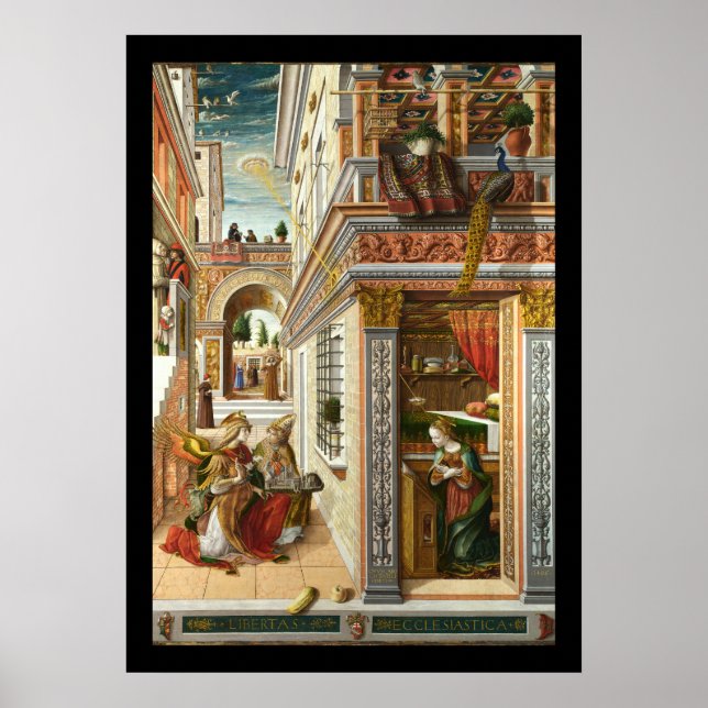 Poster Annunciation ,Saint Emidius and an OVNI (Devant)