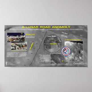 Poster Anomolie de la route lunaire