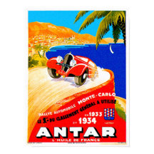 Antar Gas ~ Publicité Vintage Auto Road