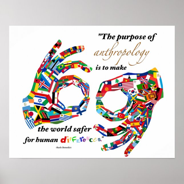 Poster Anthropologie (Devant)
