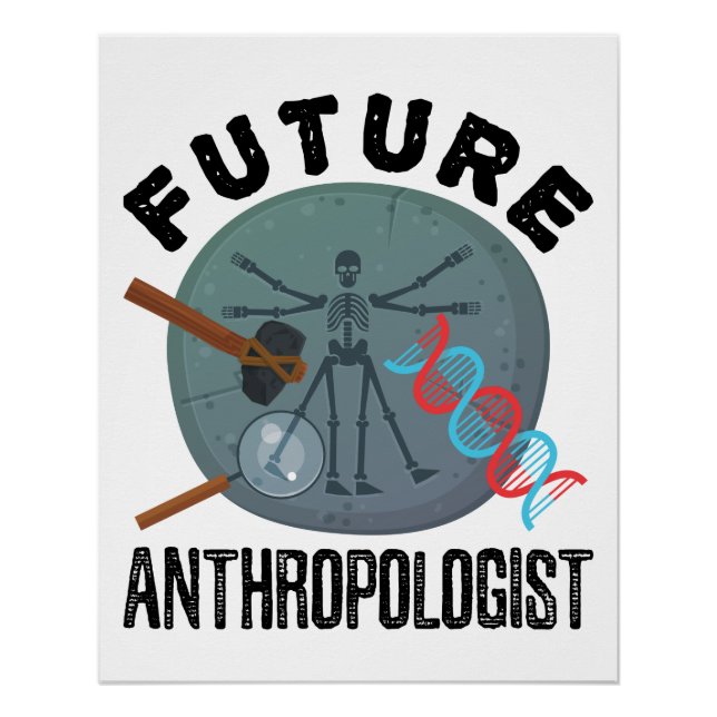 Poster Anthropologue futur (Devant)