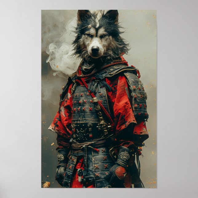 Poster anthropomorphique pour chien de berger - Ca (Devant)