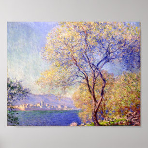 Poster Antibes vue du Salis Garden - Claude Monet