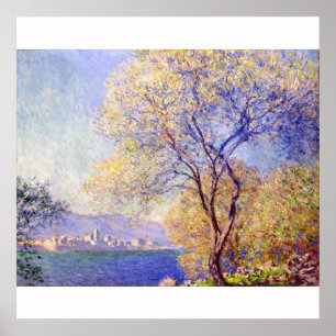 Poster Antibes vus de l'affiche Salis Garden (1888)