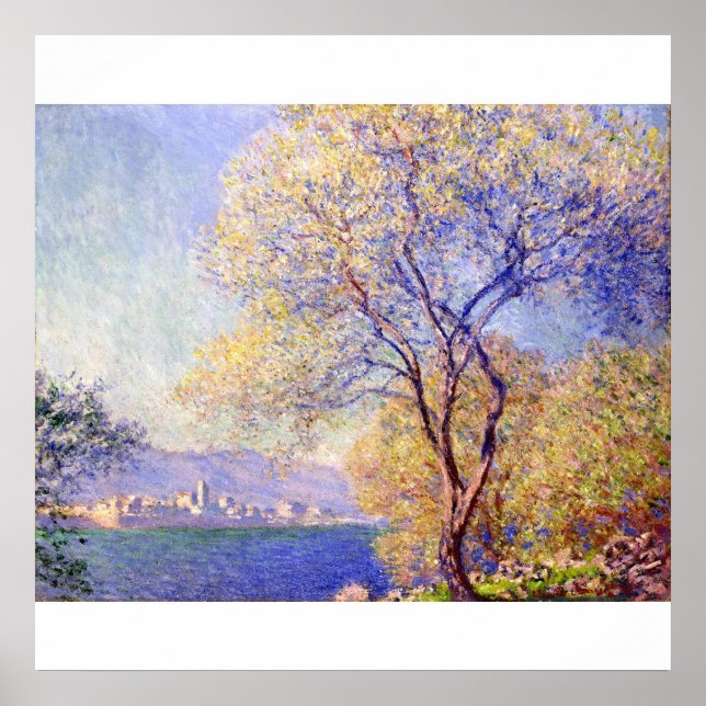 Poster Antibes vus de l'affiche Salis Garden (1888) (Devant)