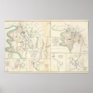 Poster Antietam, Suffolk, Gettysburg