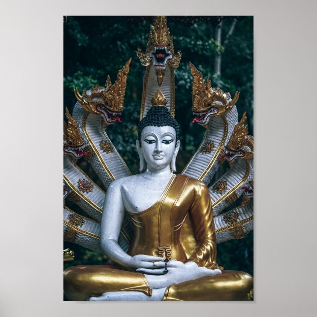 poster antique bouddha (Devant)