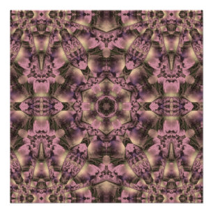 Poster Antiquité rose victorienne