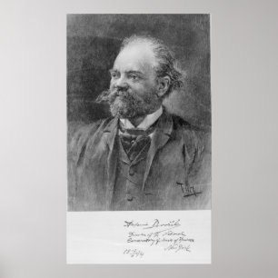 Poster Anton Dvorak, 1894