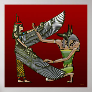 Poster Anubis & Nut