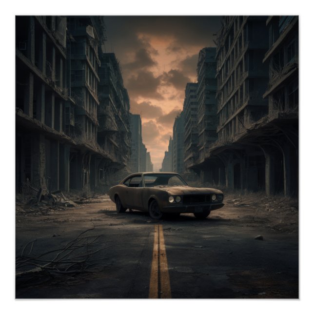 Poster Apocalypse Auto (Devant)