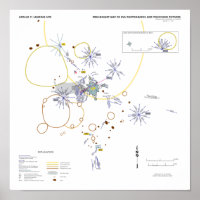 Poster Apollo 11 photo carte moonwalk