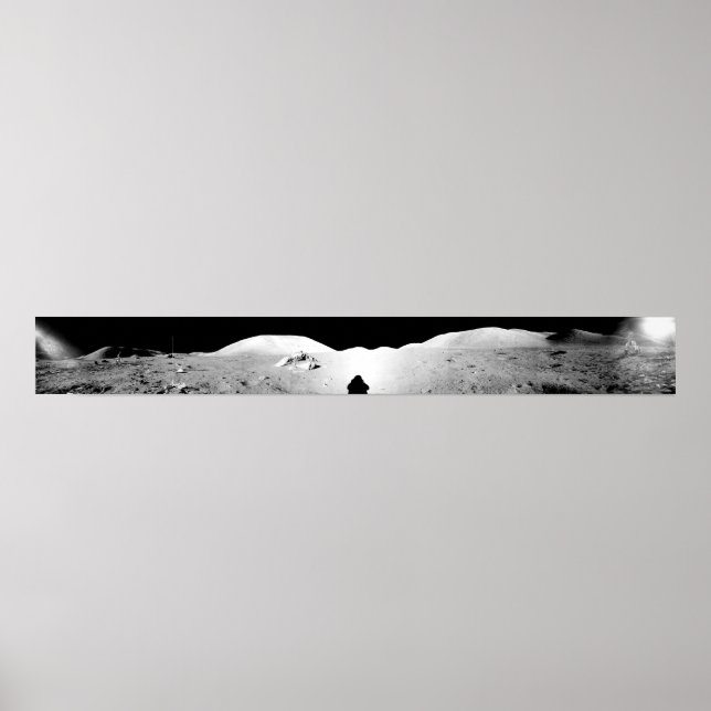 Poster Apollo 17 panorama assemblé 2 (Devant)