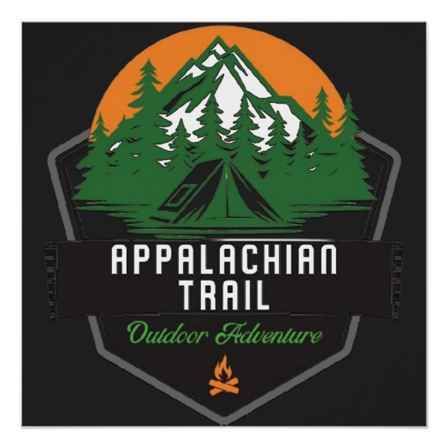 Poster Appalachian Trail Édition été (Devant)