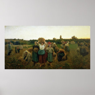 Poster Appel dans les Gleaners, 1859