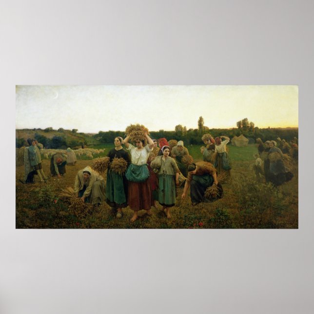 Poster Appel dans les Gleaners, 1859 (Devant)