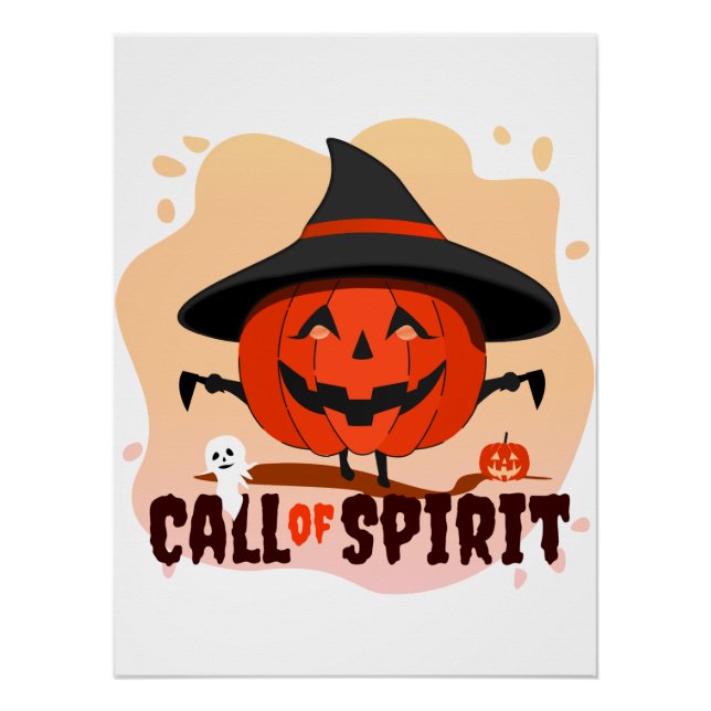 Poster Appel de l'Esprit d'Halloween (Devant)