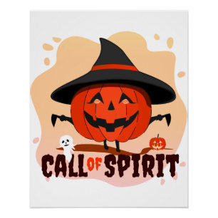 Poster Appel de l'Esprit d'Halloween