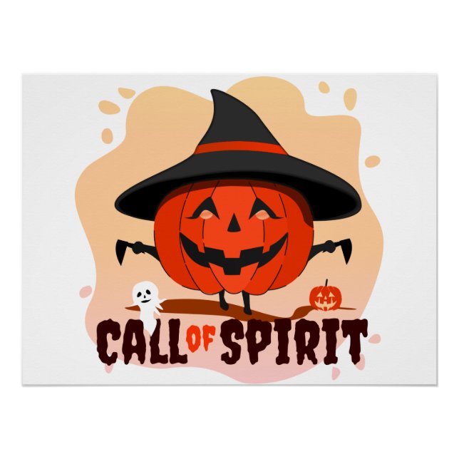 Poster Appel de l'Esprit d'Halloween (Devant)