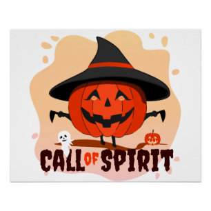 Poster Appel de l'Esprit d'Halloween