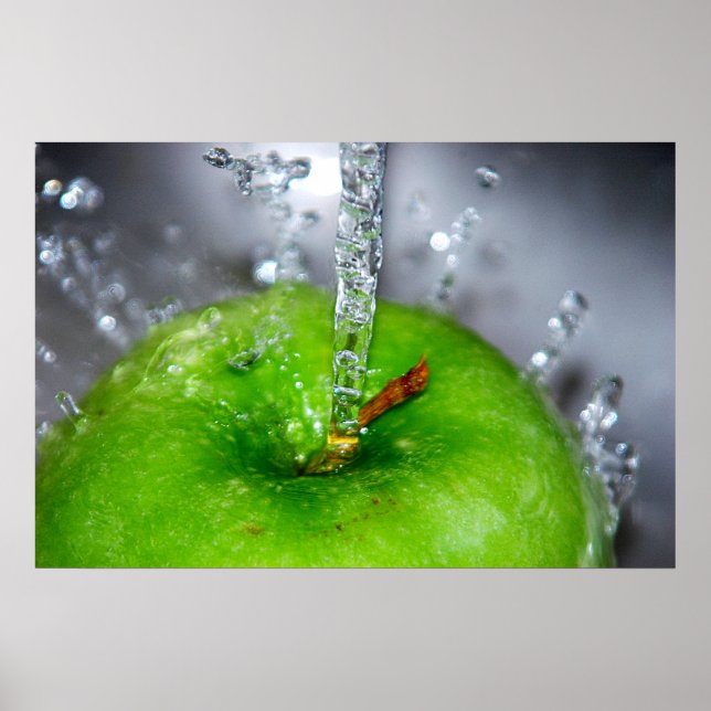 Poster Apple Splash (Devant)