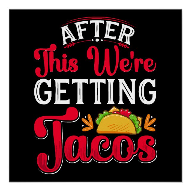 Poster Après ça, on va manger des tacos (Devant)