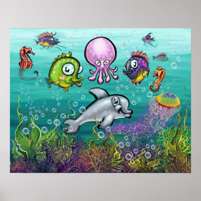 Poster Aqua Babies (Devant)