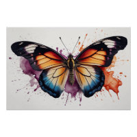 *~* Aquarelle à papillon gras AP52