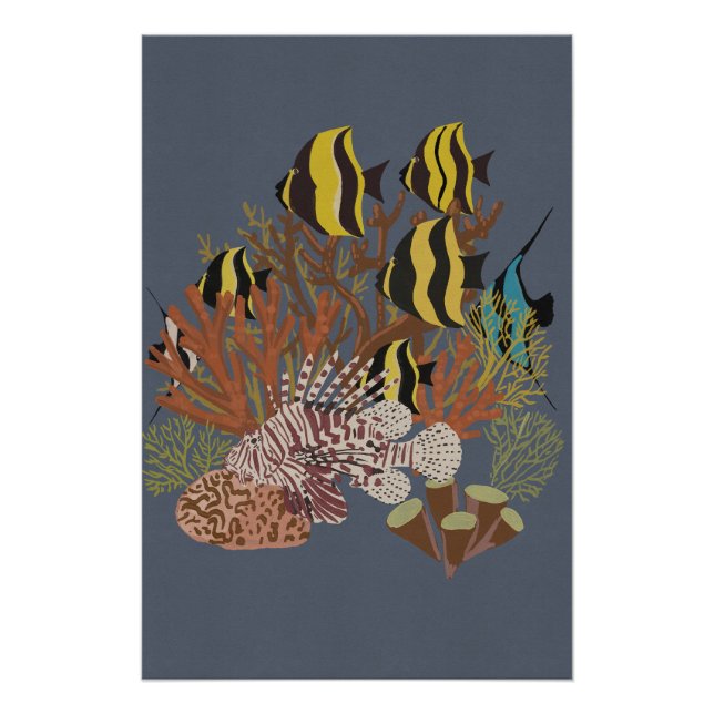 Poster Aquarium Vintage (Devant)