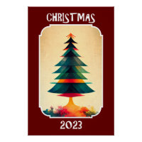 Arbre à pin artistique | Joyeux Noël 2023